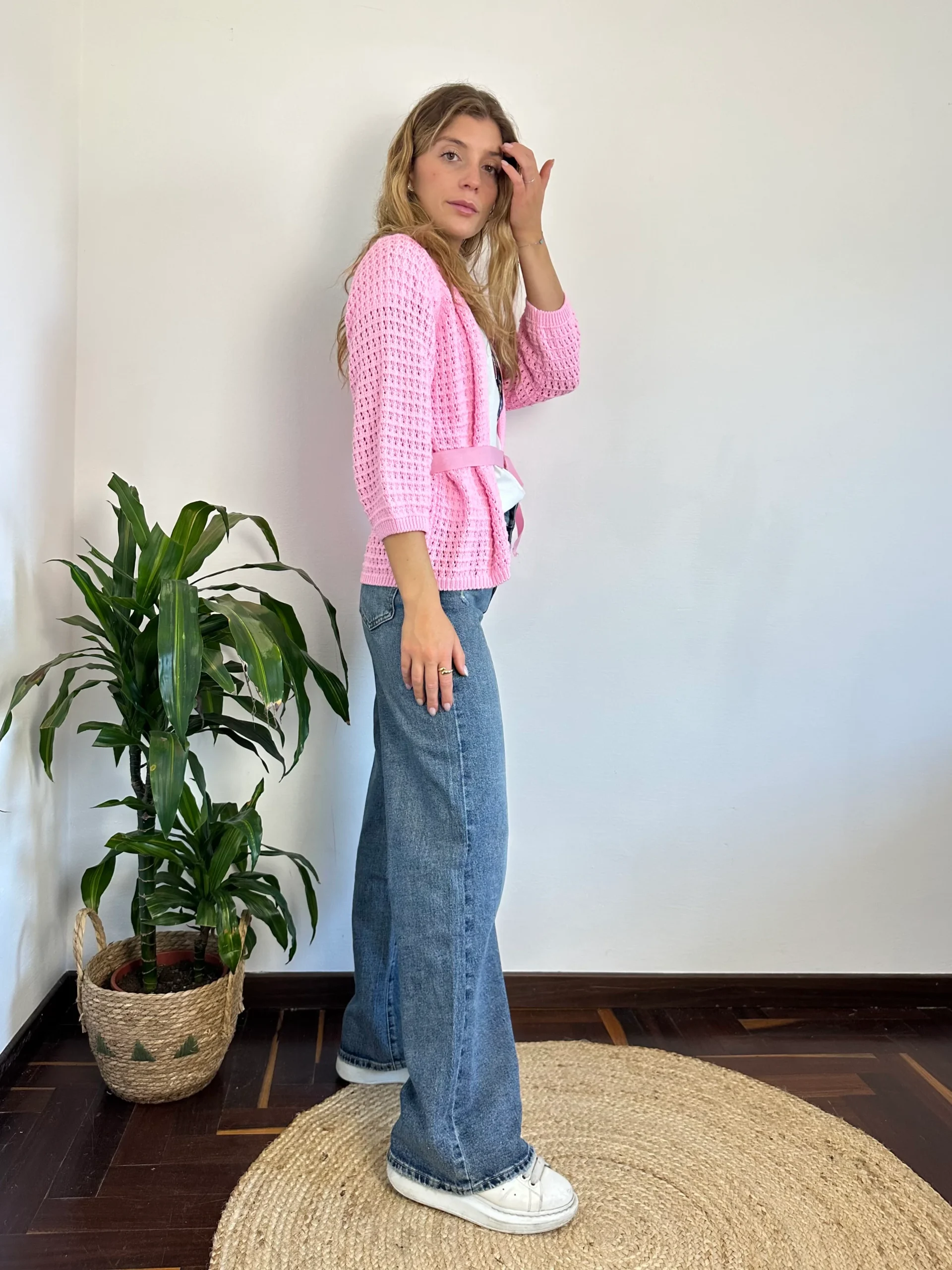 CARDIGAN NASTRO ROSA - immagine 7