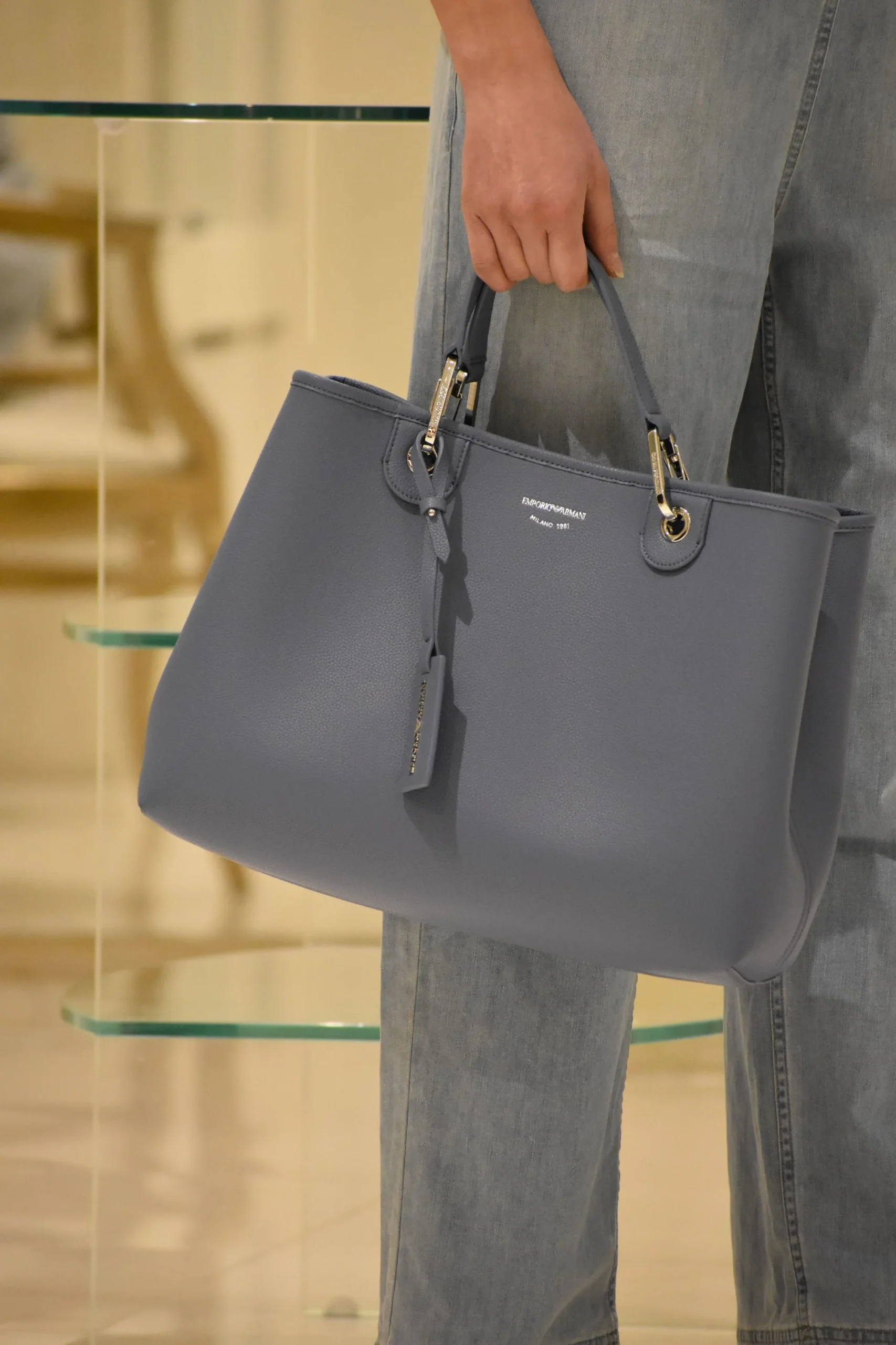 Borsa a Due Manici con Tracolla Emporio Armani - immagine 5